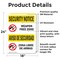 Signmission Weapon Free Zone Bilingual OSHA Security Notice Sign, Vinyl Decal, 18in W x 24in L, 2PK OS-2PACK-SN-D-1824-L-11684 - alternate 4